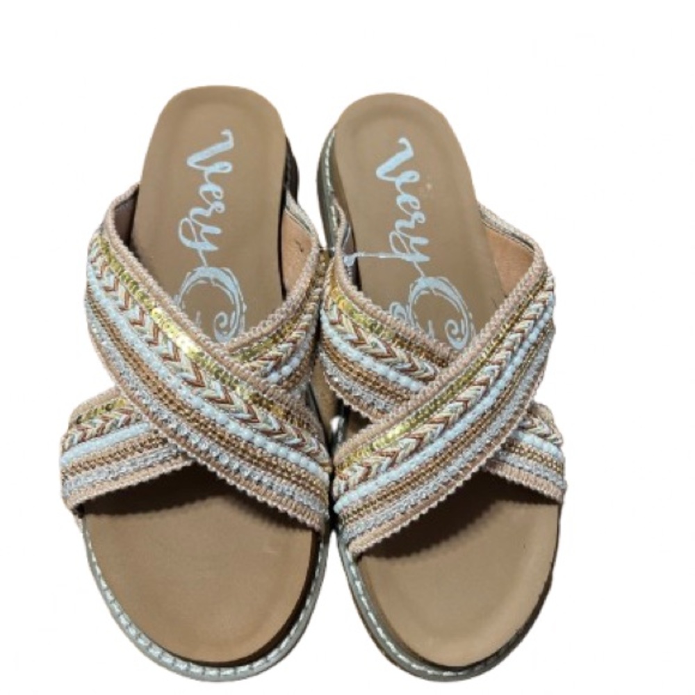 Very G Elkin Rose Sandal /New without tag and no box sz 10